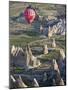 Hot Air Balloon Flight over Volcanic Tufa Rock Formations, Goreme, Cappadocia, Anatolia, Turkey-Gavin Hellier-Mounted Photographic Print