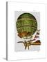 Hot Air Balloon Green-Fab Funky-Stretched Canvas