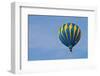 Hot Air Balloon in Cloudy Sky-Jorg Hackemann-Framed Photographic Print