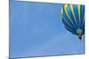 Hot Air Balloon in Cloudy Sky-Jorg Hackemann-Mounted Photographic Print