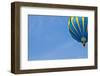 Hot Air Balloon in Cloudy Sky-Jorg Hackemann-Framed Photographic Print