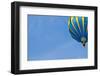 Hot Air Balloon in Cloudy Sky-Jorg Hackemann-Framed Photographic Print