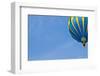 Hot Air Balloon in Cloudy Sky-Jorg Hackemann-Framed Photographic Print