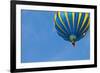 Hot Air Balloon in Cloudy Sky-Jorg Hackemann-Framed Photographic Print