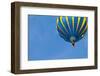 Hot Air Balloon in Cloudy Sky-Jorg Hackemann-Framed Photographic Print