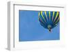 Hot Air Balloon in Cloudy Sky-Jorg Hackemann-Framed Photographic Print