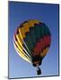 Hot Air Balloon in Flight-Paul Sutton-Mounted Photographic Print