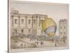 Hot Air Balloon in the Courtyard of Burlington House, Piccadilly, Westminster, London, 1814-James Gillray-Stretched Canvas