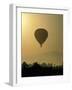 Hot Air Balloon Over Napa Valley at Sunrise, Oregon, USA-Janis Miglavs-Framed Photographic Print