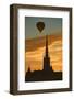 Hot Air Balloon over Riddarholmskyrkan-Jon Hicks-Framed Photographic Print