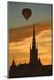 Hot Air Balloon over Riddarholmskyrkan-Jon Hicks-Mounted Photographic Print