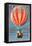 Hot Air Balloon Tours - Vintage Sign-Lantern Press-Framed Stretched Canvas