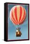 Hot Air Balloon Tours - Vintage Sign-Lantern Press-Framed Stretched Canvas