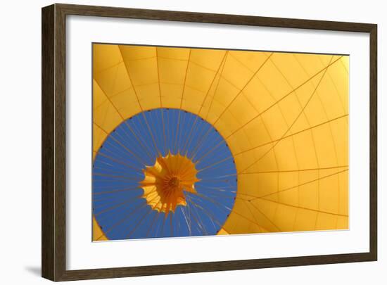 Hot Air Balloon, Up Up Away-Petra Wels-Framed Giclee Print