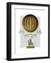 Hot Air Balloon Zephire-Fab Funky-Framed Art Print