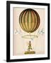 Hot Air Balloon Zephire-Fab Funky-Framed Art Print