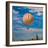 Hot Air Balloon-Pal Szinyei Merse-Framed Giclee Print