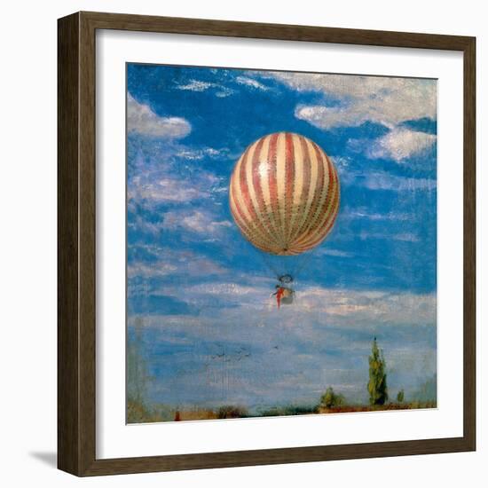 Hot Air Balloon-Pal Szinyei Merse-Framed Giclee Print