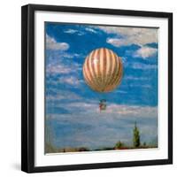 Hot Air Balloon-Pal Szinyei Merse-Framed Giclee Print