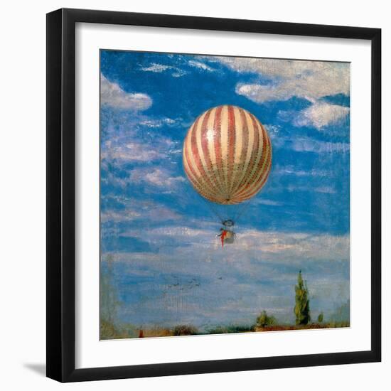 Hot Air Balloon-Pal Szinyei Merse-Framed Giclee Print