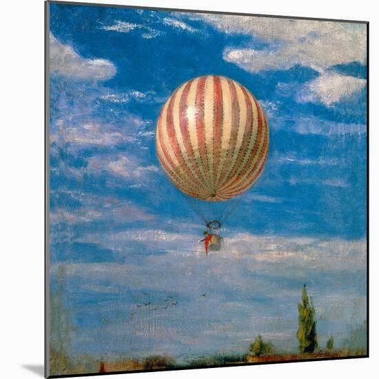 Hot Air Balloon-Pal Szinyei Merse-Mounted Giclee Print