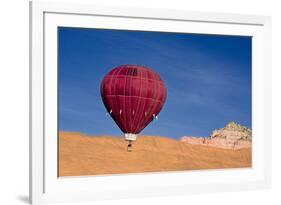 Hot Air Balloon.-William Scott-Framed Photographic Print