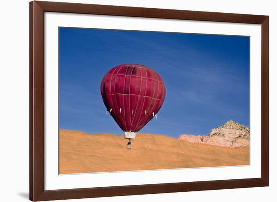 Hot Air Balloon.-William Scott-Framed Photographic Print