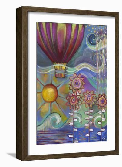 Hot Air Balloon-Carla Bank-Framed Giclee Print