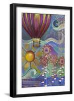 Hot Air Balloon-Carla Bank-Framed Giclee Print