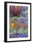 Hot Air Balloon-Carla Bank-Framed Giclee Print