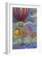 Hot Air Balloon-Carla Bank-Framed Giclee Print