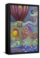 Hot Air Balloon-Carla Bank-Framed Stretched Canvas
