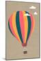 Hot Air Balloon-Lantern Press-Mounted Art Print