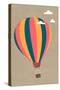 Hot Air Balloon-Lantern Press-Stretched Canvas