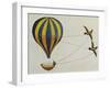 Hot Air Balloon-Science Source-Framed Giclee Print