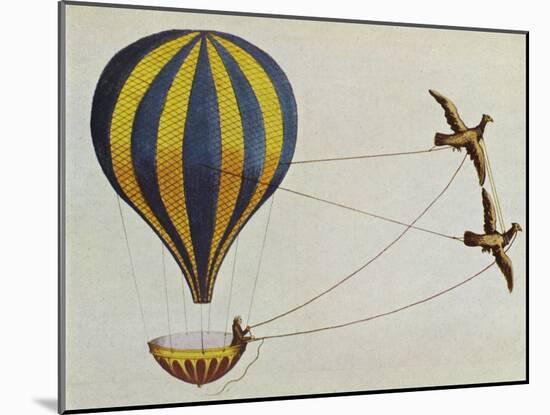 Hot Air Balloon-Science Source-Mounted Giclee Print