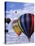 Hot Air Ballooning, Albuquerque, New Mexico, USA-Paul Sutton-Stretched Canvas