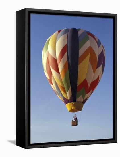 Hot Air Ballooning, Albuquerque, New Mexico, USA-Paul Sutton-Framed Stretched Canvas