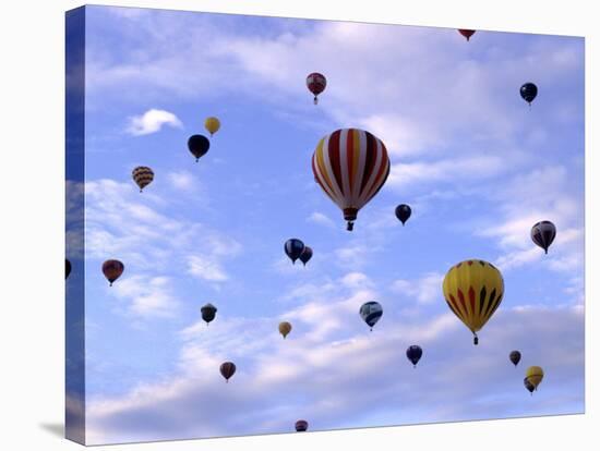 Hot Air Ballooning, Albuquerque, New Mexico, USA-Paul Sutton-Stretched Canvas