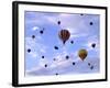 Hot Air Ballooning, Albuquerque, New Mexico, USA-Paul Sutton-Framed Photographic Print