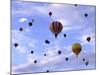 Hot Air Ballooning, Albuquerque, New Mexico, USA-Paul Sutton-Mounted Photographic Print