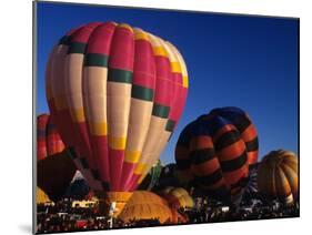 Hot Air Ballooning, Albuquerque, New Mexico, USA-Paul Sutton-Mounted Photographic Print