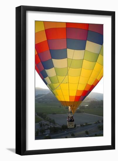 Hot Air Ballooning in Napa Valley California-Greg Boreham-Framed Photographic Print