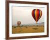 Hot-Air Ballooning, Masai Mara Game Reserve, Kenya-Kymri Wilt-Framed Photographic Print