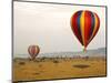 Hot-Air Ballooning, Masai Mara Game Reserve, Kenya-Kymri Wilt-Mounted Photographic Print