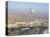 Hot Air Ballooning Over Rock Formations, Cappadocia, Anatolia, Turkey-Alison Wright-Stretched Canvas