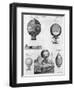 Hot-Air Balloons, 1783-84-Andrew Bell-Framed Giclee Print