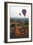 Hot Air Balloons Above Bagan (Pagan), Myanmar (Burma), Asia-Tuul-Framed Photographic Print