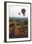 Hot Air Balloons Above Bagan (Pagan), Myanmar (Burma), Asia-Tuul-Framed Photographic Print