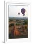 Hot Air Balloons Above Bagan (Pagan), Myanmar (Burma), Asia-Tuul-Framed Photographic Print